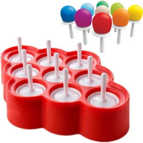 Moule à glace en silicone sans BPA - Excellent outil de cuisine pour faire des sucettes glacées en été pour vos enfants (1/5)