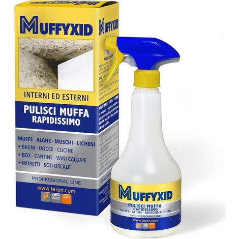Antimuffa detergente concentrato contro la muffa muffyxid 500 ml (1/4)