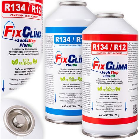 GAS ARIA CONDIZIONATA R134A REFRIGERANTE + SIGILLANTE 3IN1 R134A