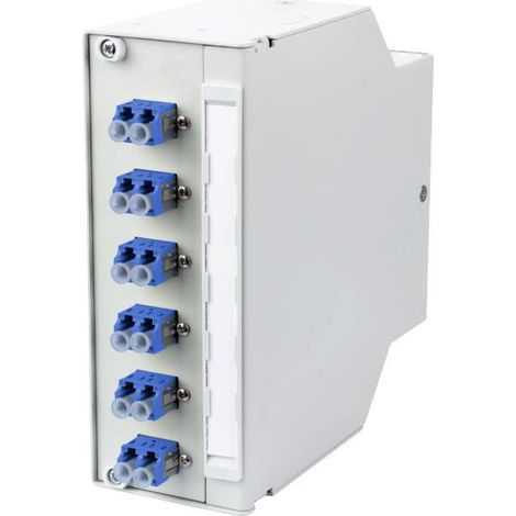 Metz Connect OpDAT REGpro VIK 6xLC-Duplex OS2 Panneau de brassage fibre optique 6 ports LC C009482 (1/2)