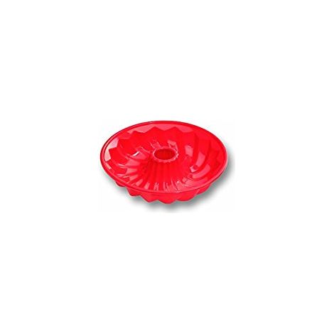 FORMINA TONDA IN SILICONE 12 CM ROSSA