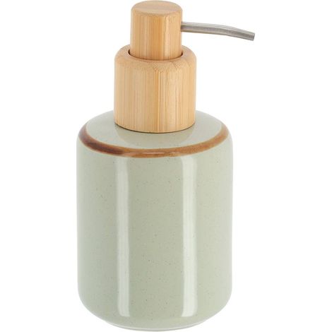 Dosificador de jabón de bambú 300 ml - verde salvia - Tendance (1/2)