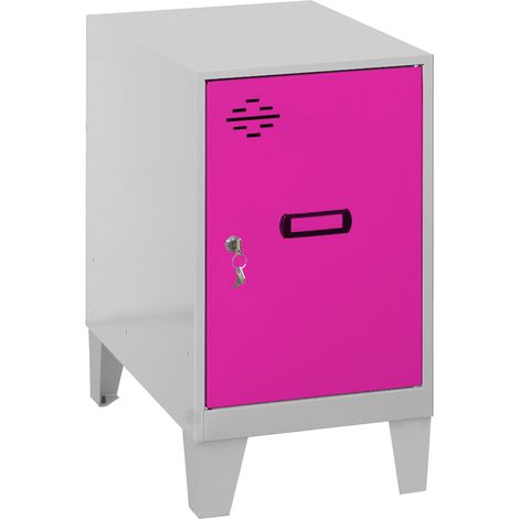 Simonrack Mini Metallschrank in Rosa und Grau 575x300x500 mm