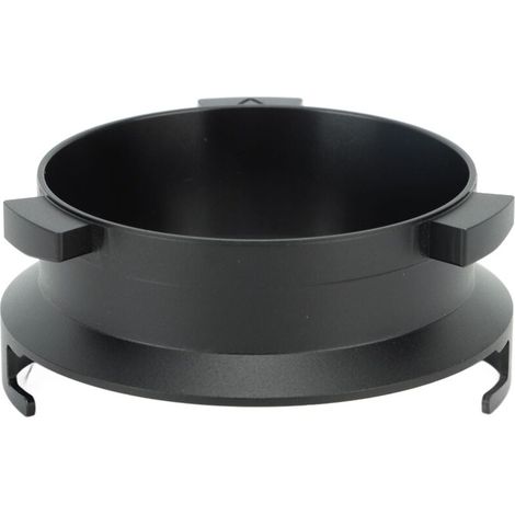 Coffee Powder Ring 51mm Aluminium Alloy Hands Free Dosing Funnel For Delonghi 9 Series 9335 9155 9355 9665 Black (1/5)