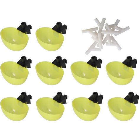 Abreuvoir automatique pour pigeons, grande capacité, bol à boire pour volaille, oiseaux de compagnie, perroquets, 6mm/0,2 pouces (1/5)
