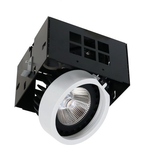 Empotrable techo tilt ATOLON LED COB 17W 2280lm CRI85 4000K 28º Blanco (1/5)