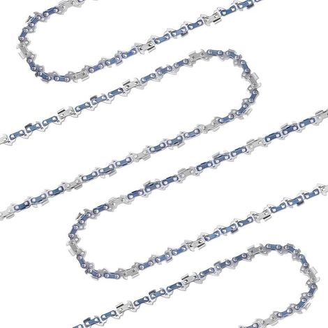Paquete de 4 cadenas de motosierra de 16" para Stihl MS 170, MS 180 C – Paso LP de 3/8", calibre 0.43, 55 eslabones de transmisión