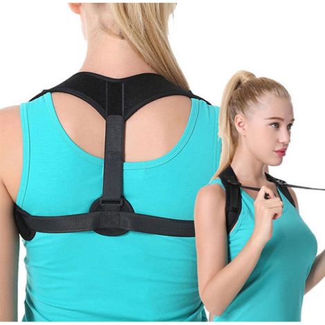 Retour Lisseur Posture Correcteur Dames Hommes Ceinture Dorsale, Correction de Posture Efficace Soulager Les Douleurs Dorsales (1/4)