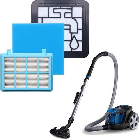 Kit Filtre Remplacement pour Philips FC9331, FC9332, FC8010 – Filtre Mousse Lavable (1/5)
