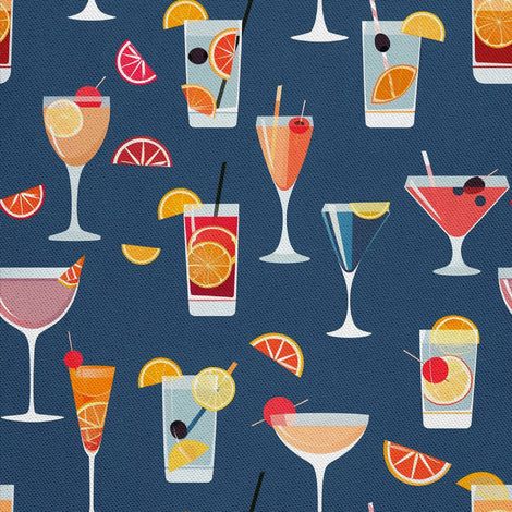 Outdoor-Dekorstoff Oxford – Cocktail-Motiv DX8710 (1/5)