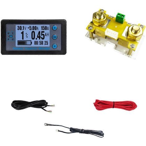 Gestionnaire de capacité de batterie VA9510 - Voltmètre, courant et puissance numériques (1/5)
