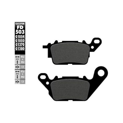 PASTILLAS DE FRENO GALFER KH694 SEMIMETÁLICAS PARA SCOOTER