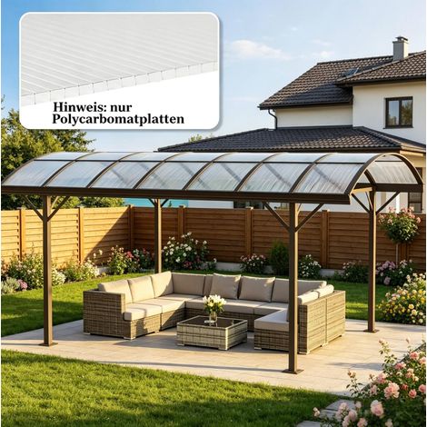 Transparente Polycarbonat-Hohlkammerplatten 4 mm 120 x 60 cm, 10 Stück, UV-beständig (1/5)