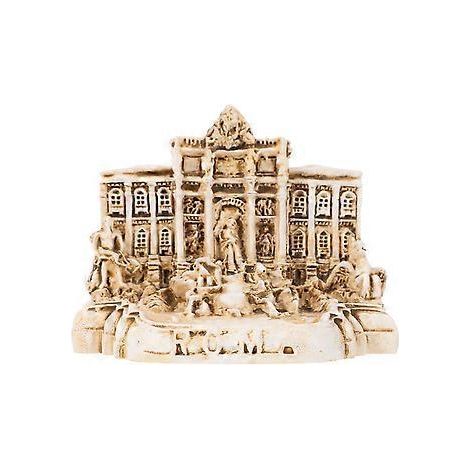 Miniatur-Trevi-Brunnen-Kirchenmodell aus Kunstharz, Rom, Reisesouvenir