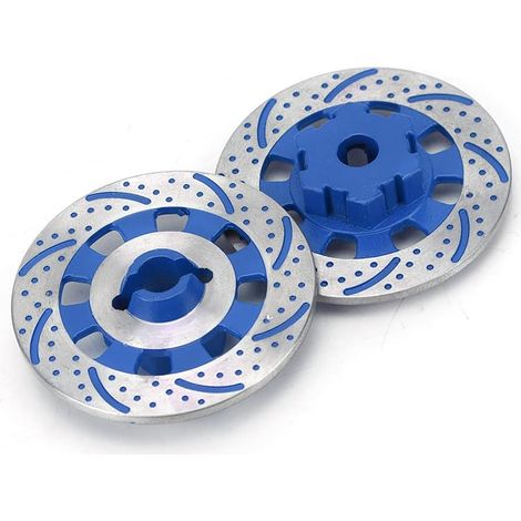 Disque de Frein de Roue RC à Surface de Frein Non Directionnelle de Haute qualité pour UDR 1/7 (Bleu foncé) (1/5)