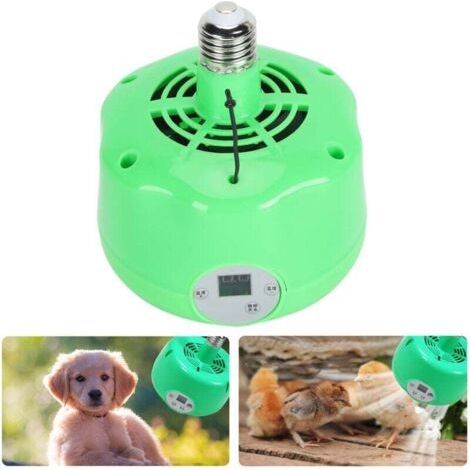 Chauffage de poulailler E27 tête de lampe contrôle automatique de la température lampe de chauffage de poulailler pour poussins canard reptile maison de chien 220V (1/5)