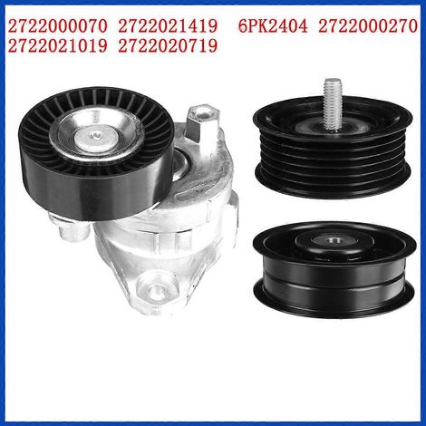 Kit de poulie de renvoi et tendeur de courroie serpentine pour moteur Mercedes-Benz (1/5)