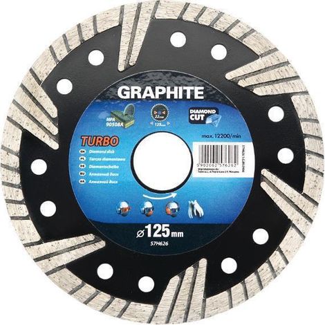 Diamantscheibe 125 x 22,2 mm, Turbo (1/2)