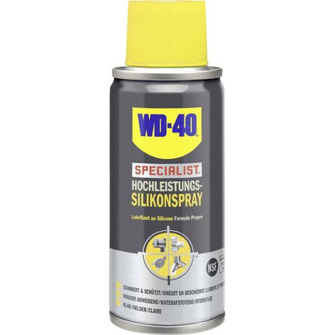 Lubrifiant wd40 specialist silicone spray résistance -35°C à 200°C
