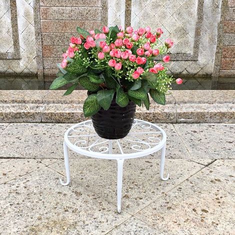 Plant Stand - Iron - 31.5 Cm Diameter - 6 Cm Height - Indoor Outdoor Use - Rustproof Coating - 1 Piece (1/3)
