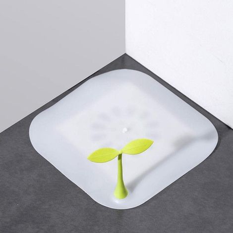 Silikon-Bodenablaufabdeckung, flexibles Design, geruchshemmende Bodenablaufabdeckung, 15 x 15 cm, ideal für Küche und Bad