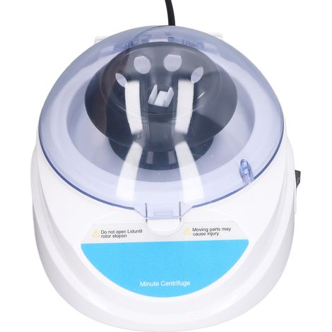 Mini centrifugeuse 4000 tr/min, capacité maximale 810 g, faible niveau sonore, portable, pour laboratoire, prise UE 100-240 V (1/5)