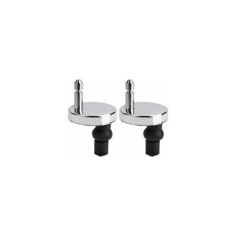 Lot de fixation universel pour abattant WC, compatible avec la plupart des sièges standards, abaissement automatique –