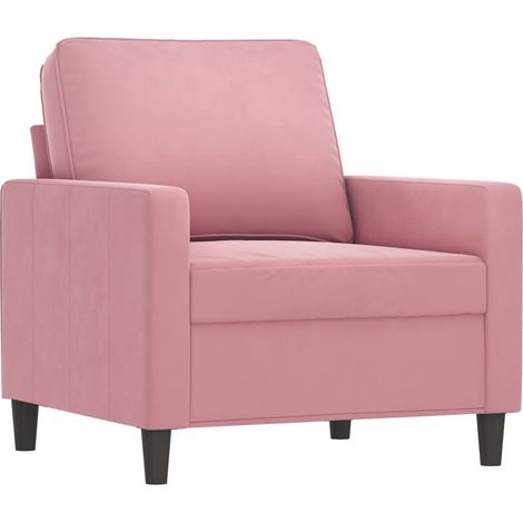 Fauteuil relax Fauteuil Rose 60 cm Velours (1/5)
