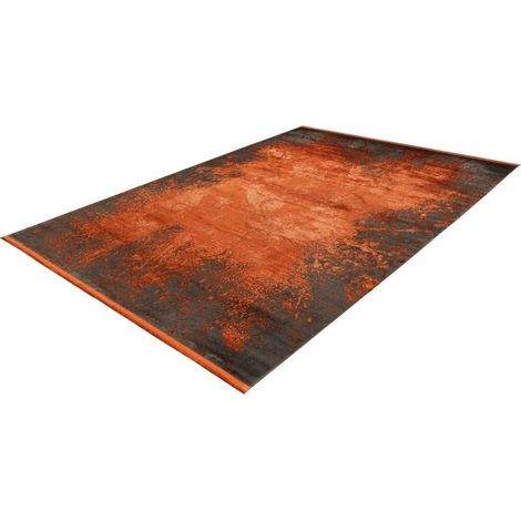 Teppich 150x80cm, Design E509E in Terrakotta-Farben - Komfort und Eleganz für Ihr Interieur