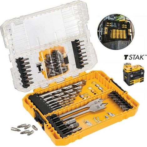 DEWALT DT70757 Mixed Drill & Bit Set, 55 Piece DEWDT70757QZ