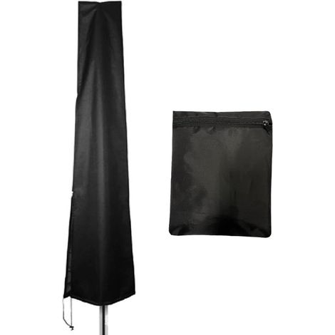 Parasol Cover Waterproof Umbrella Cover with Zipper and Adjustable Drawstring Sunshade Cover Sunshade Oxford Fabric (190 x 30 x 50cm) (1/2)