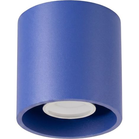 Plafonniers Orbis aluminium outremer 1xGU10 10cm Sollux (1/5)