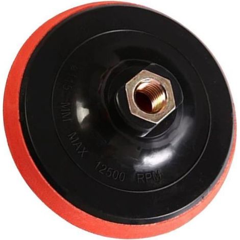 Plaque de support de polisseuse auto-adhésive ABS 125 mm - - Pour automobile quincaillerie cylindre (1/3)