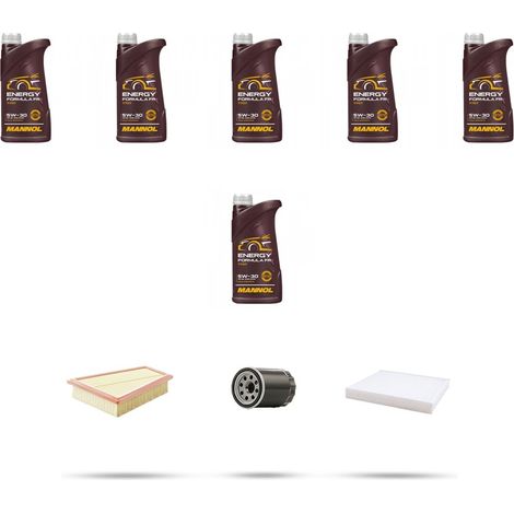 Kit tagliando 3 FILTRI e 6L OLIO compatibile con Ford Mondeo IV 2.0 EcoBoost SCTI 176kw dal 2010 (1/5)