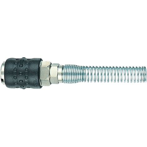 Ani 64/MF robinet rapide universel avec ressort spiral 6x8 mm circuits hydrauliques pneumatiques hydrauliques (1/3)