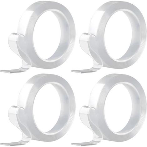 Ruban Nano Double Face Transparent Multifonctionnel Réutilisable (1/4)