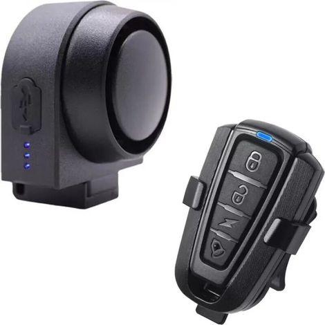 Alarme Antivol, Alarme Intelligente à Télécommande sans Fil, Alarme de Capteur Intelligent de Vibration étanche, pour Vélo/Moto/Véhicule électrique/Scooter (1/4)
