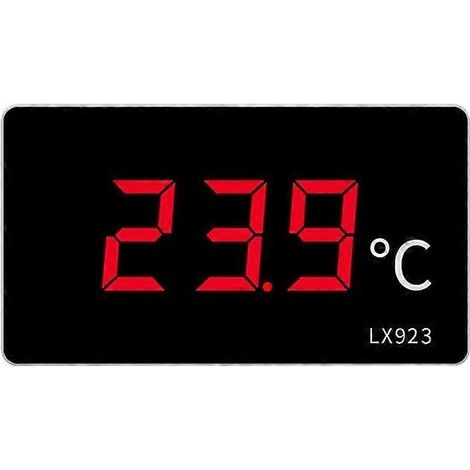 Thermomètre avec affichage LED et sonde pour piscines, étanche, pour mesurer la température de l'eau des piscines, spas, jacuzzis et aquariums.-AquaForge (1/5)