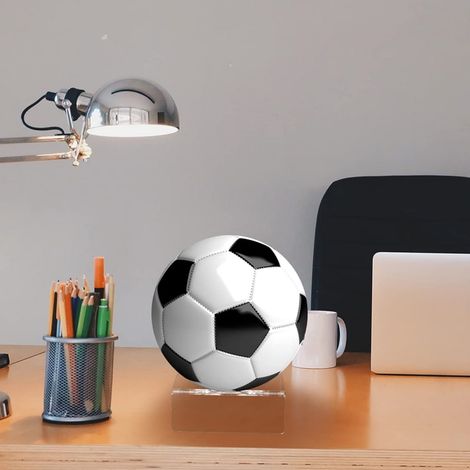 Support de présentation transparent pour ballon de football en acrylique, 2 pièces avec support stable et anti-rayure pour basketball et volleyball (1/5)