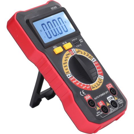 Digitales Multimeter, hochpräzises Wechselspannungsmessgerät, 2000 Zähler, berührungsloses Voltmeter/Amperemeter SZ305 (1/5)