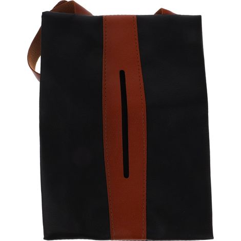 Reisetaschentuchhalter aus PU Leder fürs Auto tragbar und