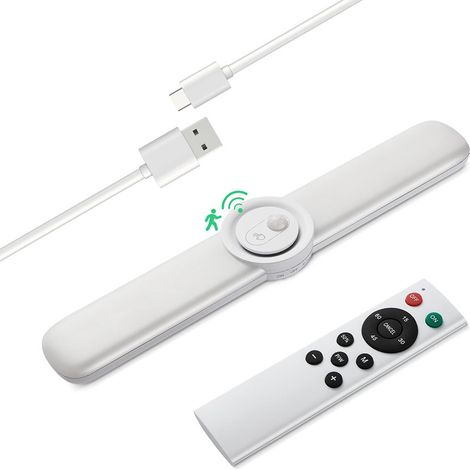 Lampada notturna creativa a LED con sensore di movimento e telecomando, adatta a neonati e mamme, per camera da letto e armadi, USB, batteria da 1600 mAh deng ALOVEZ (1/2)