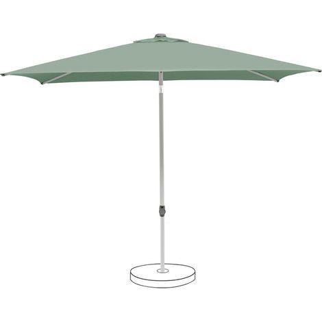 Ombrellone Pop Up 250x200cm Frost Green 023 Glatz