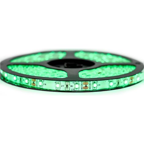 Ruban Professionnel 3528 -60 leds - 1 à 10 mètres - vert (IP65) Longueur: 10 mètres(2x5m) - Transformateur: Inclus metal box spécial 10 mètres (1/5)