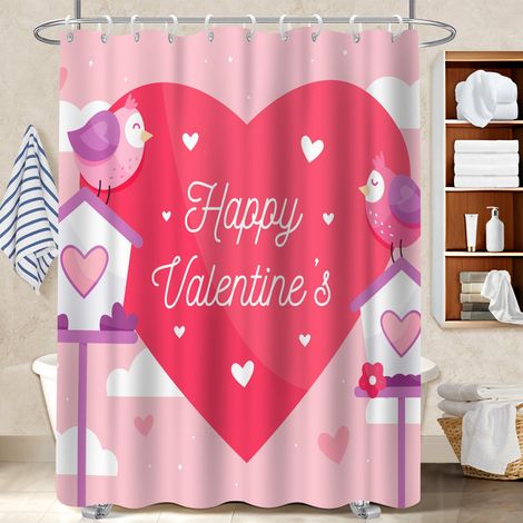 Rideau douche polyester 180x180 montage sans perçage housse de baignoire pour idée cadeau pour pendaison de crémaillère (1/5)