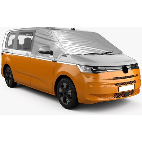 Bâche pare-brise pour VW T7 2021-2022, protection solaire et anti-UV, 100% occultante (1/5)