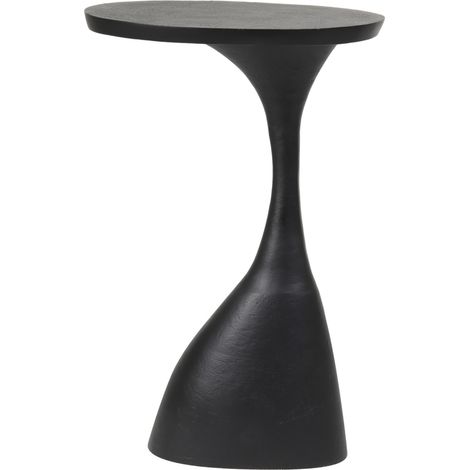 Light & Living Beistelltisch Macau mat schwarz - 40x33x61 cm