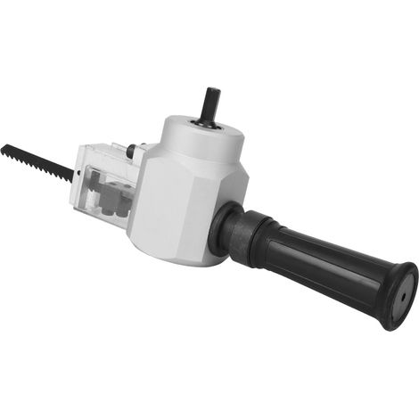 Tête de coupe métallique double pour perceuse, accessoire grignoteuse tôle, scie électrique à bois avec clé (1/5)