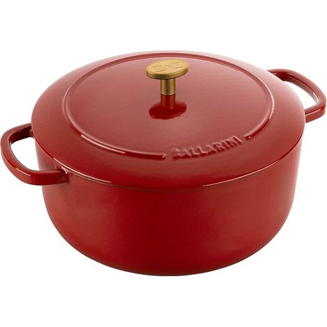 Ballarini Bellamonte Gusseisen-Bräter Rot 24 cm 4 L