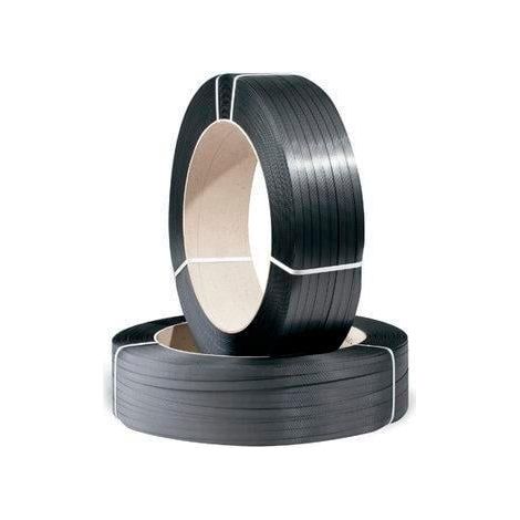 Umreifungsband Bandbreite16xStärke0,9mm L.1500m PP schwarz Kern 406mm TRANSPAK